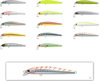 Zipbaits System Minnow Tidal 90F Mag Drive 9gr Maket Balık 725