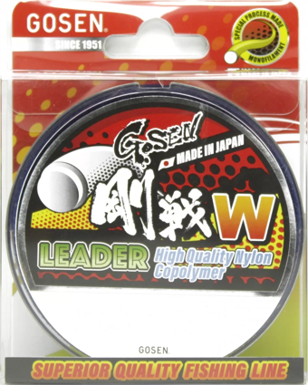 Gosen W Leader Nylon Copolymer Misina 50mt 0.37 mm