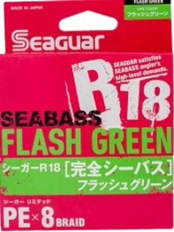 Seaguar Flash Green PE 8 Örgü Spin İp Misina 150mt Açık Yeşil 1.2 PE