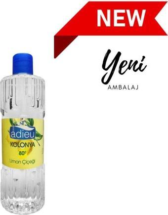 Adieu Limon Kolonyası 80 Derece 400Ml