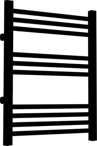 Simaş Havlupan 500 x 1000 14 Borulu Siyah Yandan Girişli Havlupan Aks 55 Cm + 2 Adet Vanası Siyah