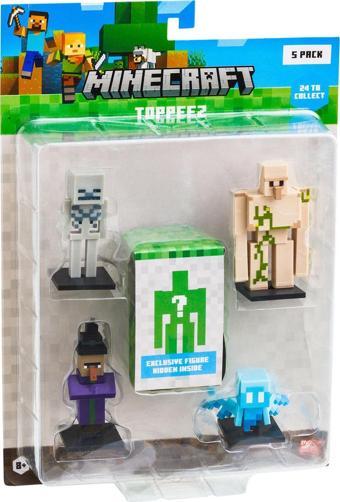 Minecraft 3D Figür Toppeez 5'li Set MC2040 Model 4
