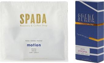 Spada Motion/Natural Çekirdek Kahve 250 Gr. + Etiyopya Aricha Nespresso Uyumlu Kapsül Kahve (10 Adet)