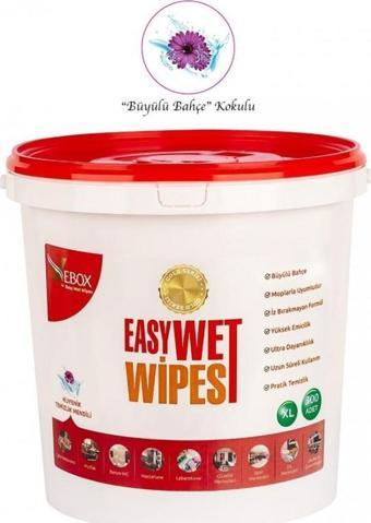 VEBOX Easy Wet Wipes Islak Kova Mendil Büyülü Bahçe Kokulu Gold 300 Adet