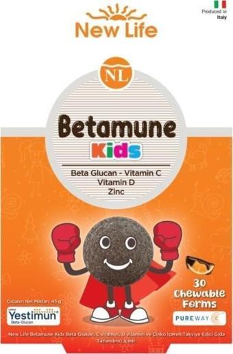 New Life Betamune Kids 30 Yumuşak Kapsül 640128141433