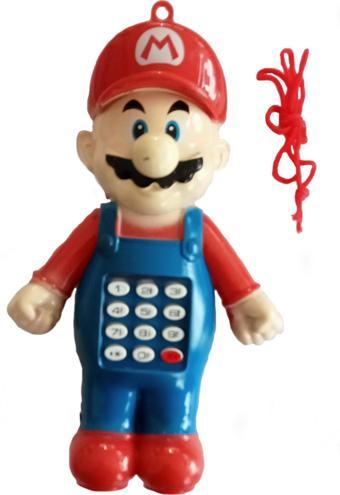 Ct Toys Süper Mario Sesli Müzikli Oyuncak Telefon 15 cm