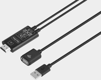 Go-Des GD-8276 Wireless Display Dongle Kablosuz HDMI 1080p Görüntü Aktarım 110 cm 