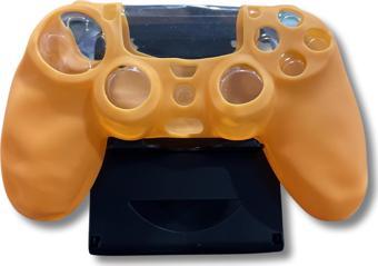 YUES Ps4 Joystick Silikon Kılıf Dualshock Koruyucu Kılıf Turuncu