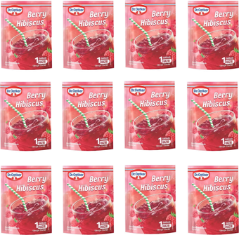 Dr Oetker Toz İçecek Berry Hibiscus 90Gr X 12 Adet