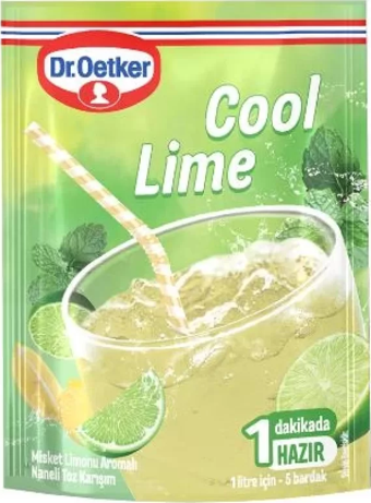 Dr Oetker Toz İçecek Cool Lime 90 Gr