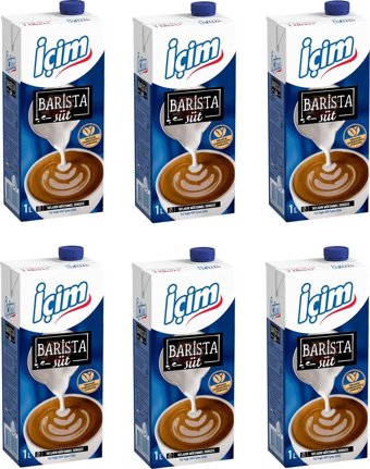 İçim Barista Süt 1 Lt X 6 Adet