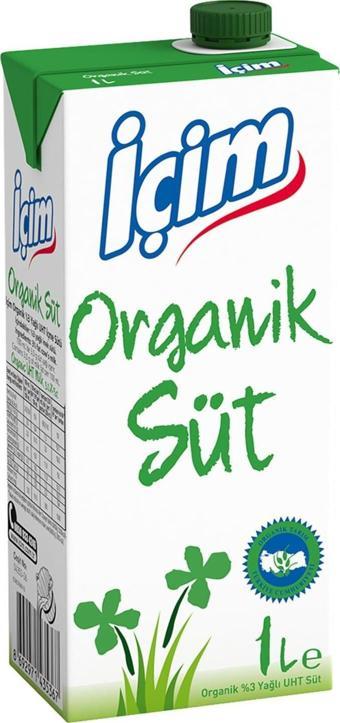 İçim Organik Süt 1 Lt