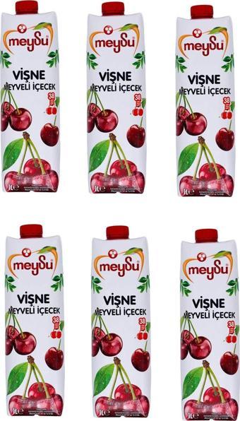 Meysu Vişne Meyveli İçecek 1 Lt X 6 Adet