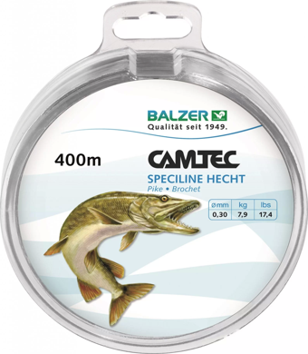 Balzer 12161 Camec Speci Pike 400mt Monofilament Misina Su Gri 0.35 mm