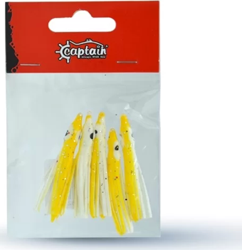 Captain 3593 Octopus Pride 5cm Ahtapot Sübye 5'li Paket Suni Yem 045