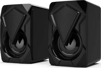 Soaiy SA-L12 USB Kablolu Speaker Gaming Hoparlör RGB Oyuncu Höparlörü 3.5 mm Jack Girişli