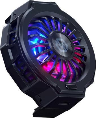 Benks SR07 RGB Işıklı Fırtına Telefon Soğutucu Fan Oyunculara Özel