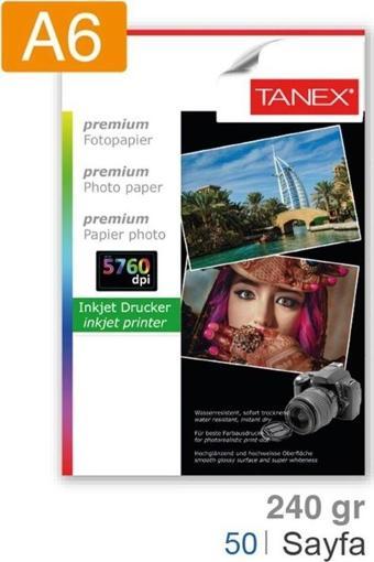 Mbb E-Ticaret Tanex Fotoğraf Kağıdı A6 240 Gr 100 Mm X 150 Mm 50 Sayfa