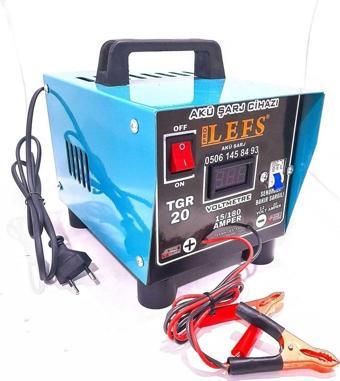 Pro Lefs Tam Otomatik Bakır Sargılı Akü Şarj Cihazı 12 V 20 Amper 180 Ampere Kadar Şarj