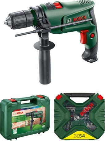 Bosch Easyimpact 600 Darbeli Matkap + X-Line 54 Parça Delme&Vidalama Seti