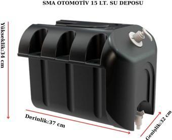 Karavan, Römork, Dorse, Bahçe, Piknik, Off-Road, Outdoor, Tekne, Yat, 15 Litre Plastik Su Deposu