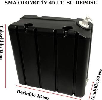 Karavan, Römork, Dorse, Bahçe, Piknik, Off-Road, Outdoor, Tekne, Yat, 45 Litre Plastik Su Deposu