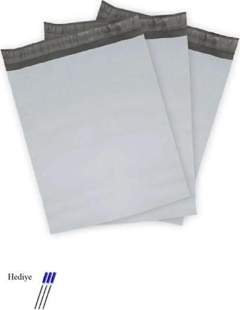Mbb E-Ticaret Cepsiz Küçük Boy Kargo Poşeti 24X30+5 Cm - 200 Adet (40+40=80 Mikron)