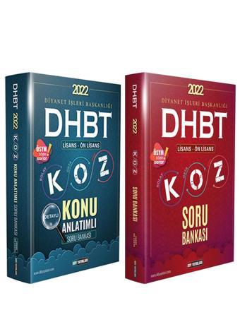 Ddy Yayınları 2024 DHBT KOZ 2'Lİ SET LİSANS ÖNLİSANS KONU ANLATIMLI SORU BANKASI-SORU BANKASI