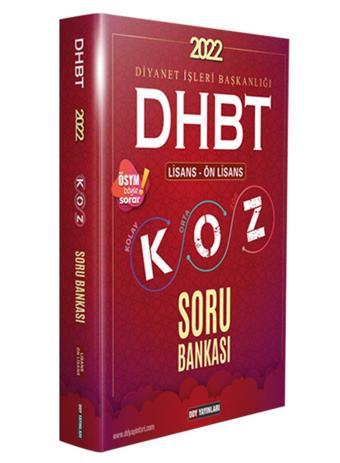 Ddy Yayınları 2023 DHBT KOZ LİSANS ÖNLİSANS SORU BANKASI