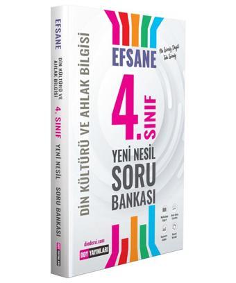 Ddy Yayınları 4.Sınıf Din Kültürü ve Ahlak Bilgisi Efsane Yeni Nesil Soru Bankası - DDY Yayınları