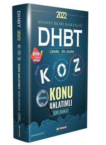 Ddy Yayınları 2023 DHBT KOZ LİSANS ÖNLİSANS KONU ANLATIMLI SORU BANKASI