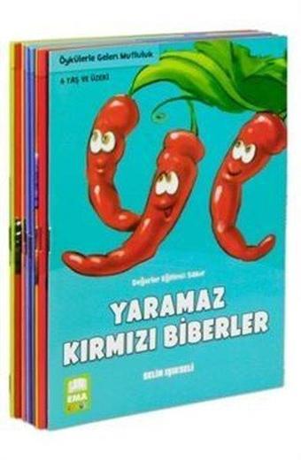 Öykülerle Gelen Mutluluk Serisi Seti - 6 Yaş ve Üzeri Değerler Eğitimi - 10 Kitap Takım - Selin Işıkseli - Ema Çocuk