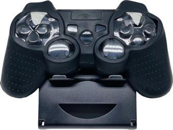 YUES Ps3 Joystick Silikon Kılıf Dualshock Koruyucu Kılıf Siyah