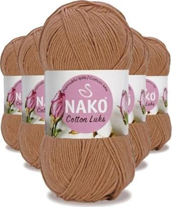 Nako 5 Adet Cotton Lüks Yelek Tunik Kazak Bluz Hırka İpi Yünü Soğan Kabuğu 97557