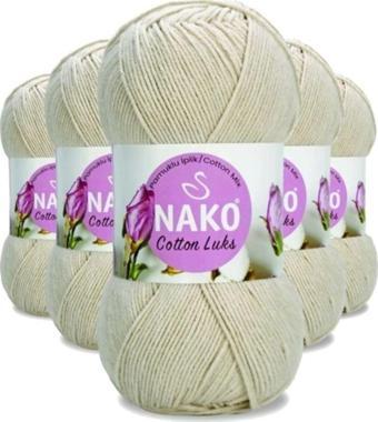 Nako 5 Adet Cotton Lüks Yelek Tunik Kazak Bluz Hırka İpi Yünü Ten 97544