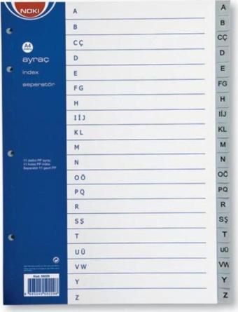 Mbb E-Ticaret Ayraç Pp A-Z Türkçe Harf