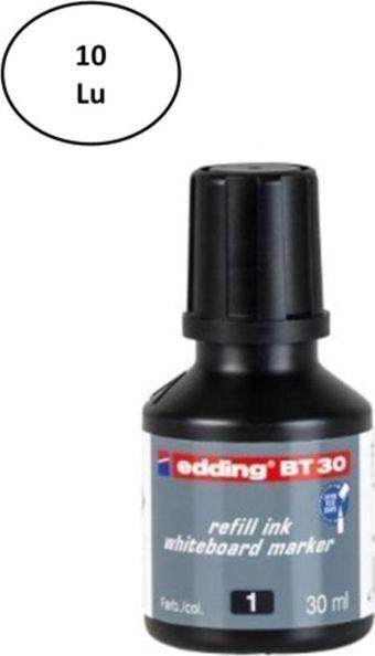 Mbb E-Ticaret Edding Tahta Kalem Mürekkep 30 Ml Siyah 10'Lu