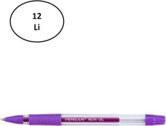 Mbb E-Ticaret Pensan Neon Jel Kalem Violet 1 Mm 12'Li