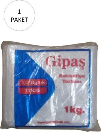 Mbb E-Ticaret Bakkaliye Naylon Torba 1/2 Yarımlık 17X25 Cm 1 Kg 1 Paket (Takriben 475 Adet)