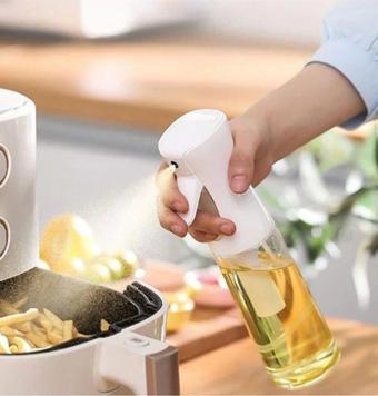 Mbb E-Ticaret Zeytinyağı Limon Cam  Yağ Püskürtücü Yağdanlık Airfryer Tasarruf 200 Ml