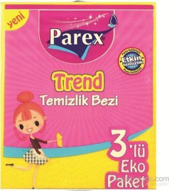 Parex 4'Lü Temizlik Bezi Trend 3'Lü