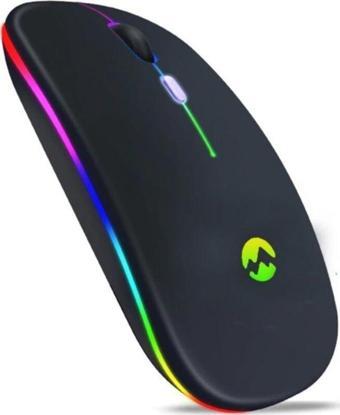 Everest Sm-bt11 Usb Rgb Bluetooth 2.4ghz Şarj Edilebilir Kablosuz Mouse Wireless Bluetooth