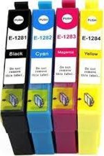 Epson T1281 1282 1283 1284 4'Lü Muadil Kartuş Takımı Bx 305Fw