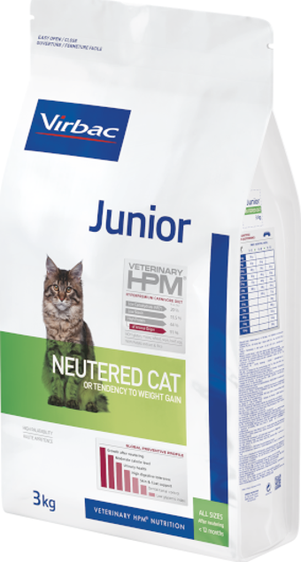 Virbac Junior Neutered Kuru Kedi Maması 3kg