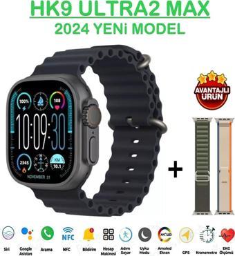 Tmax Hk9 Ultra 2 Max 2024 Yeni Model (Watchos 10 Işleti̇M Si̇Temi̇ Chatgpt Amoled)