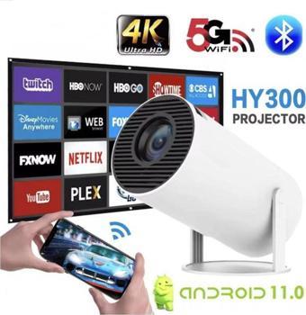 Tmax Hy300 Mi̇Ni̇ Projeksi̇Yon 4K 720P -Androi̇D 11 Si̇Stem -Otomati̇K Odaklama (2024 Yeni̇ Model)