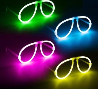 14 ADET NEON GÖZLÜK GLOW STİCK GÖZLÜK VIP DELUXE KALİTE GLOW GÖZLÜK IŞIKLI GÖZLÜK FOSFOR GÖZLÜK VIP