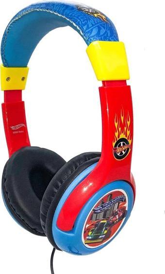 Mattel Hotwheels Lisanslı Kulak Üstü Çocuk Kulaklığı