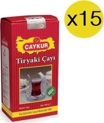 Çaykur Tiryaki Çay 500 Gr X 15 Adet (Koli)