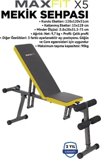 Max Fit X5 Mekik Sehpası